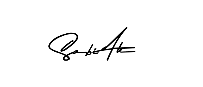 Similarly Asem Kandis PERSONAL USE is the best handwritten signature design. Signature creator online .You can use it as an online autograph creator for name Sabi Ak. Sabi Ak signature style 9 images and pictures png