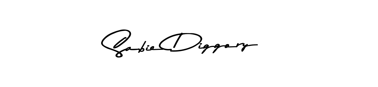 Sabie Diggory stylish signature style. Best Handwritten Sign (Asem Kandis PERSONAL USE) for my name. Handwritten Signature Collection Ideas for my name Sabie Diggory. Sabie Diggory signature style 9 images and pictures png