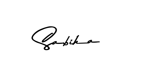 Use a signature maker to create a handwritten signature online. With this signature software, you can design (Asem Kandis PERSONAL USE) your own signature for name Sabiha. Sabiha signature style 9 images and pictures png