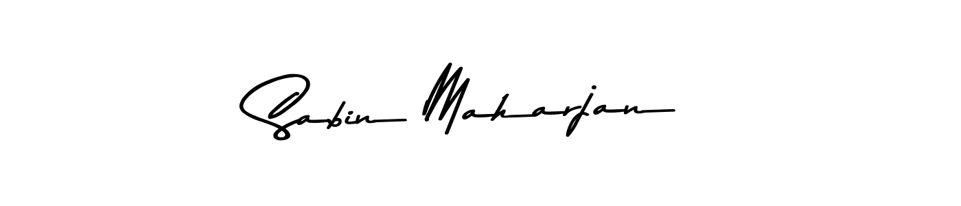 You should practise on your own different ways (Asem Kandis PERSONAL USE) to write your name (Sabin Maharjan) in signature. don't let someone else do it for you. Sabin Maharjan signature style 9 images and pictures png