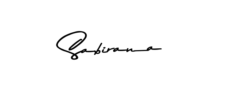 Similarly Asem Kandis PERSONAL USE is the best handwritten signature design. Signature creator online .You can use it as an online autograph creator for name Sabirana. Sabirana signature style 9 images and pictures png