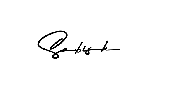 Sabish stylish signature style. Best Handwritten Sign (Asem Kandis PERSONAL USE) for my name. Handwritten Signature Collection Ideas for my name Sabish. Sabish signature style 9 images and pictures png