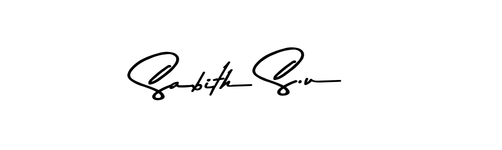 Here are the top 10 professional signature styles for the name Sabith S.u. These are the best autograph styles you can use for your name. Sabith S.u signature style 9 images and pictures png