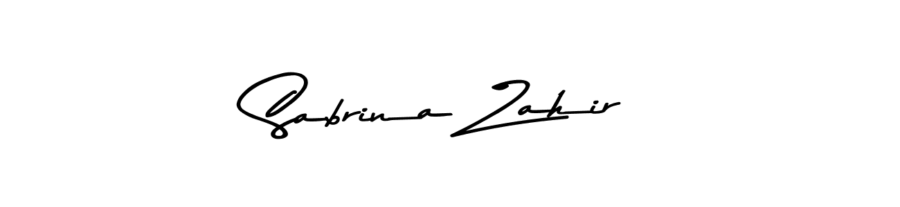 Use a signature maker to create a handwritten signature online. With this signature software, you can design (Asem Kandis PERSONAL USE) your own signature for name Sabrina Zahir. Sabrina Zahir signature style 9 images and pictures png