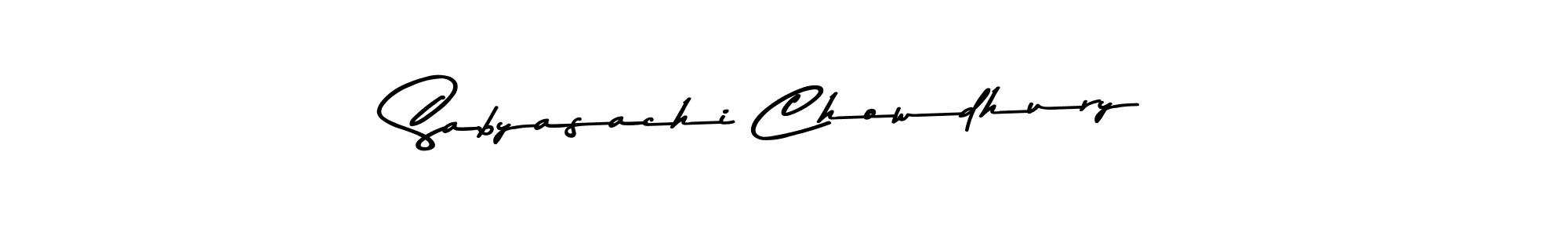 Make a beautiful signature design for name Sabyasachi Chowdhury. With this signature (Asem Kandis PERSONAL USE) style, you can create a handwritten signature for free. Sabyasachi Chowdhury signature style 9 images and pictures png