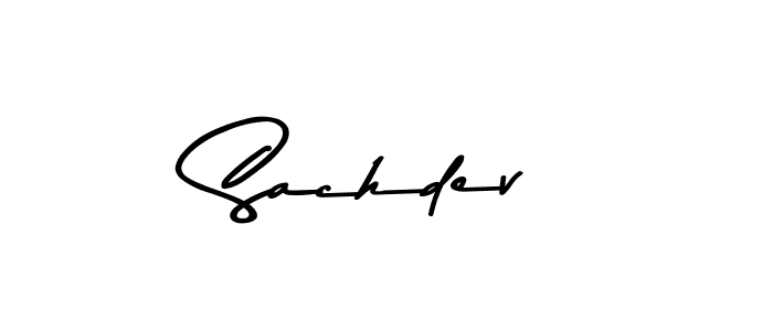 How to make Sachdev name signature. Use Asem Kandis PERSONAL USE style for creating short signs online. This is the latest handwritten sign. Sachdev signature style 9 images and pictures png