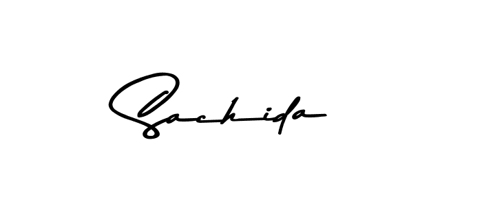 Design your own signature with our free online signature maker. With this signature software, you can create a handwritten (Asem Kandis PERSONAL USE) signature for name Sachida. Sachida signature style 9 images and pictures png