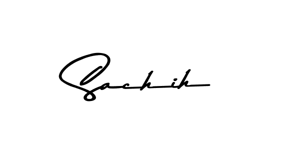 Use a signature maker to create a handwritten signature online. With this signature software, you can design (Asem Kandis PERSONAL USE) your own signature for name Sachih. Sachih signature style 9 images and pictures png
