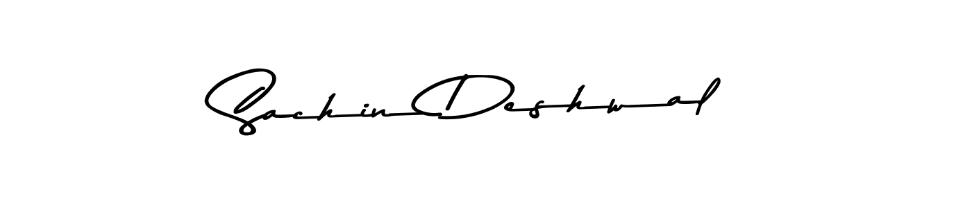 Use a signature maker to create a handwritten signature online. With this signature software, you can design (Asem Kandis PERSONAL USE) your own signature for name Sachin Deshwal. Sachin Deshwal signature style 9 images and pictures png