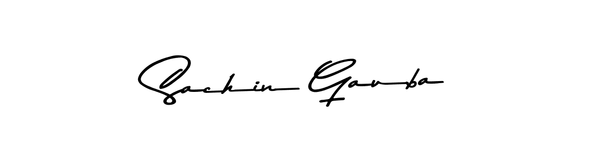 Make a beautiful signature design for name Sachin Gauba. Use this online signature maker to create a handwritten signature for free. Sachin Gauba signature style 9 images and pictures png