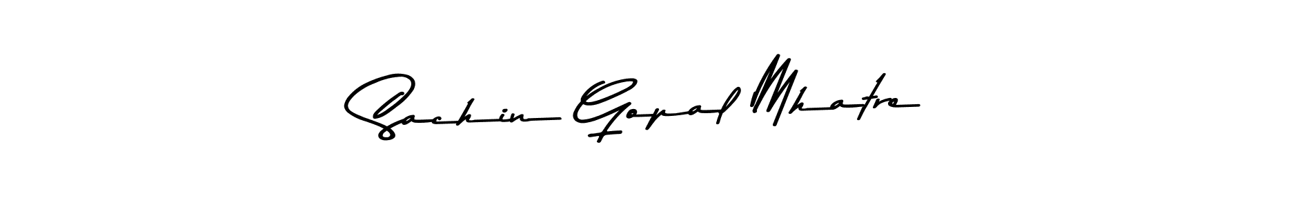 Design your own signature with our free online signature maker. With this signature software, you can create a handwritten (Asem Kandis PERSONAL USE) signature for name Sachin Gopal Mhatre. Sachin Gopal Mhatre signature style 9 images and pictures png