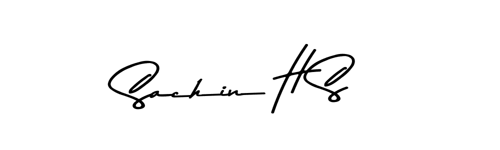 Make a beautiful signature design for name Sachin H S. Use this online signature maker to create a handwritten signature for free. Sachin H S signature style 9 images and pictures png