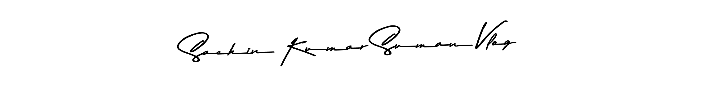 Make a beautiful signature design for name Sachin Kumar Suman Vlog. Use this online signature maker to create a handwritten signature for free. Sachin Kumar Suman Vlog signature style 9 images and pictures png