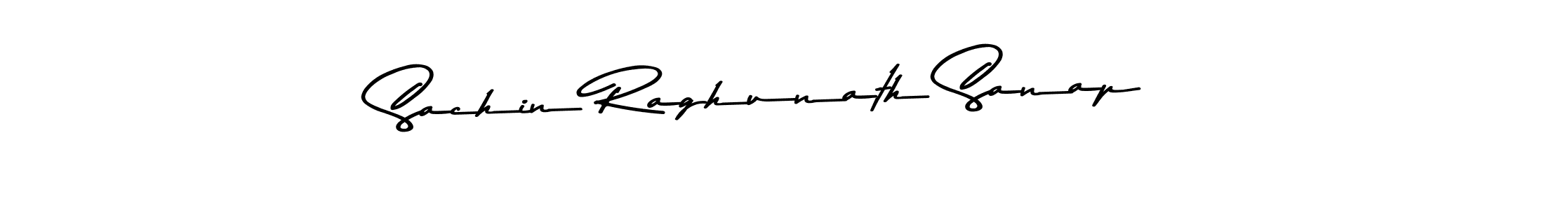 Create a beautiful signature design for name Sachin Raghunath Sanap. With this signature (Asem Kandis PERSONAL USE) fonts, you can make a handwritten signature for free. Sachin Raghunath Sanap signature style 9 images and pictures png