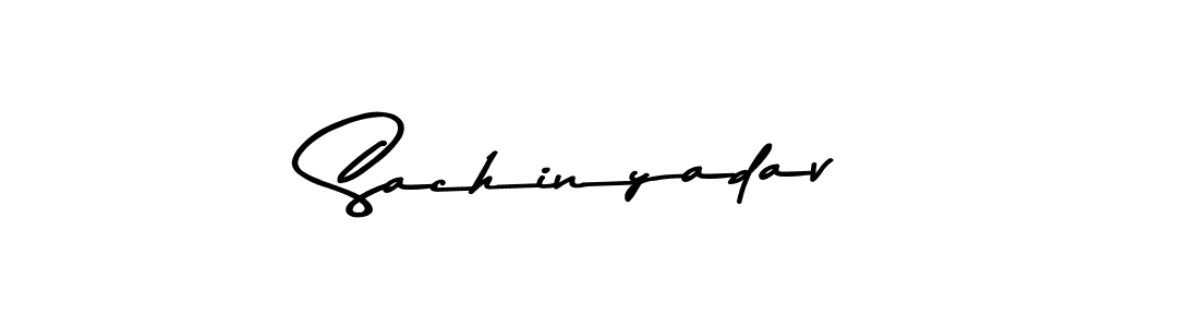 Sachinyadav stylish signature style. Best Handwritten Sign (Asem Kandis PERSONAL USE) for my name. Handwritten Signature Collection Ideas for my name Sachinyadav. Sachinyadav signature style 9 images and pictures png