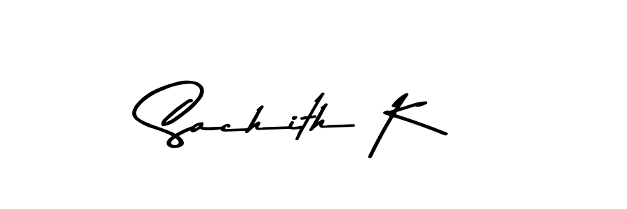 Sachith K stylish signature style. Best Handwritten Sign (Asem Kandis PERSONAL USE) for my name. Handwritten Signature Collection Ideas for my name Sachith K. Sachith K signature style 9 images and pictures png