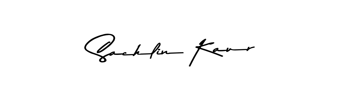 Also You can easily find your signature by using the search form. We will create Sachlin Kaur name handwritten signature images for you free of cost using Asem Kandis PERSONAL USE sign style. Sachlin Kaur signature style 9 images and pictures png