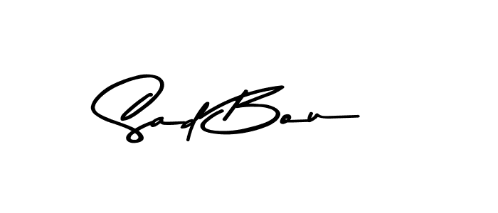 The best way (Asem Kandis PERSONAL USE) to make a short signature is to pick only two or three words in your name. The name Sad Bou include a total of six letters. For converting this name. Sad Bou signature style 9 images and pictures png