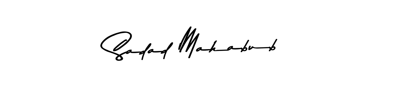 Create a beautiful signature design for name Sadad Mahabub. With this signature (Asem Kandis PERSONAL USE) fonts, you can make a handwritten signature for free. Sadad Mahabub signature style 9 images and pictures png