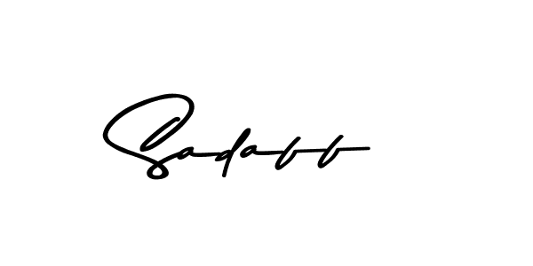 if you are searching for the best signature style for your name Sadaff. so please give up your signature search. here we have designed multiple signature styles  using Asem Kandis PERSONAL USE. Sadaff signature style 9 images and pictures png