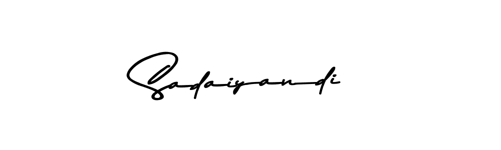 Make a beautiful signature design for name Sadaiyandi. With this signature (Asem Kandis PERSONAL USE) style, you can create a handwritten signature for free. Sadaiyandi signature style 9 images and pictures png