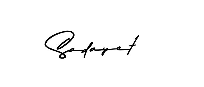 Create a beautiful signature design for name Sadayet. With this signature (Asem Kandis PERSONAL USE) fonts, you can make a handwritten signature for free. Sadayet signature style 9 images and pictures png