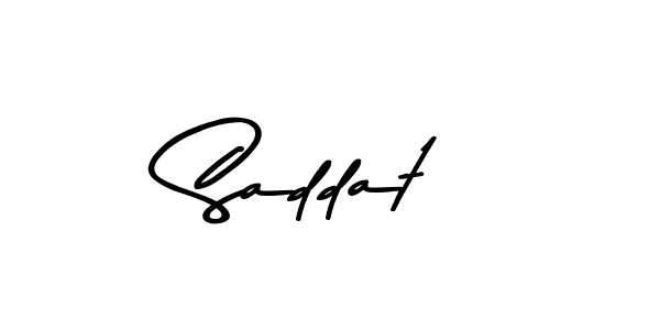 Saddat stylish signature style. Best Handwritten Sign (Asem Kandis PERSONAL USE) for my name. Handwritten Signature Collection Ideas for my name Saddat. Saddat signature style 9 images and pictures png