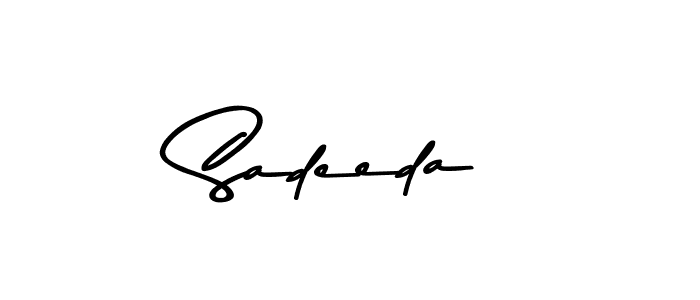 Make a beautiful signature design for name Sadeeda. With this signature (Asem Kandis PERSONAL USE) style, you can create a handwritten signature for free. Sadeeda signature style 9 images and pictures png