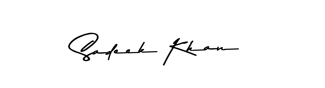 Also we have Sadeek Khan name is the best signature style. Create professional handwritten signature collection using Asem Kandis PERSONAL USE autograph style. Sadeek Khan signature style 9 images and pictures png