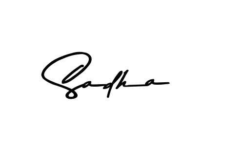 Use a signature maker to create a handwritten signature online. With this signature software, you can design (Asem Kandis PERSONAL USE) your own signature for name Sadha. Sadha signature style 9 images and pictures png