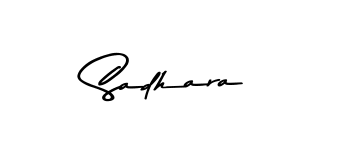 Create a beautiful signature design for name Sadhara. With this signature (Asem Kandis PERSONAL USE) fonts, you can make a handwritten signature for free. Sadhara signature style 9 images and pictures png