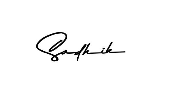 Similarly Asem Kandis PERSONAL USE is the best handwritten signature design. Signature creator online .You can use it as an online autograph creator for name Sadhik. Sadhik signature style 9 images and pictures png