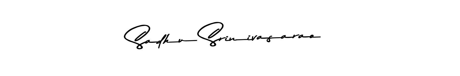 Create a beautiful signature design for name Sadhu Srinivasarao. With this signature (Asem Kandis PERSONAL USE) fonts, you can make a handwritten signature for free. Sadhu Srinivasarao signature style 9 images and pictures png
