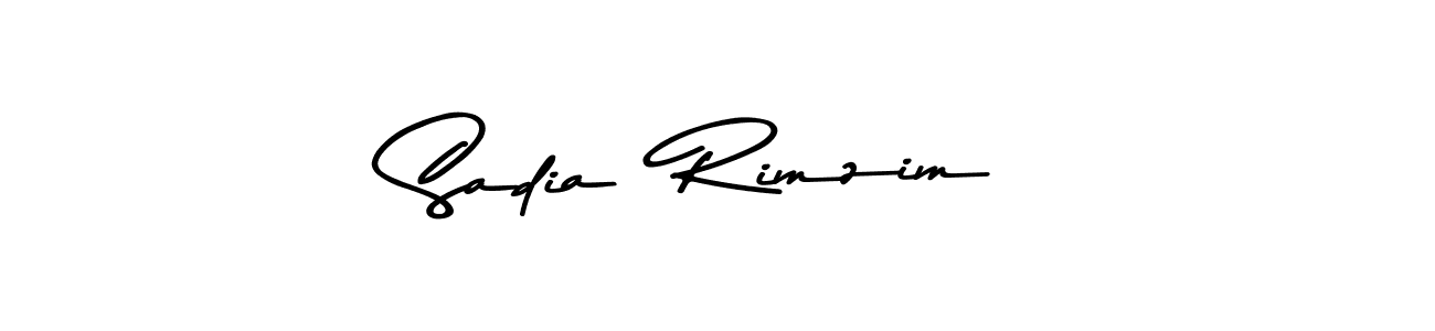 Similarly Asem Kandis PERSONAL USE is the best handwritten signature design. Signature creator online .You can use it as an online autograph creator for name Sadia  Rimzim. Sadia  Rimzim signature style 9 images and pictures png