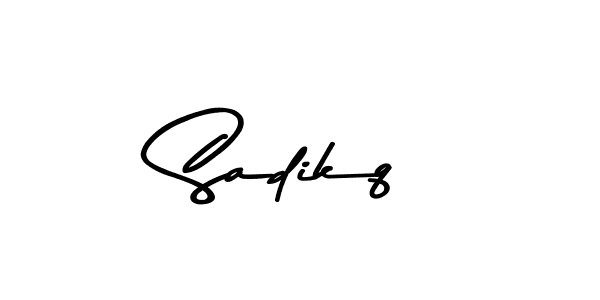 You can use this online signature creator to create a handwritten signature for the name Sadikq. This is the best online autograph maker. Sadikq signature style 9 images and pictures png