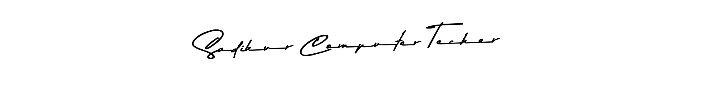 You should practise on your own different ways (Asem Kandis PERSONAL USE) to write your name (Sadikur Computer Techer) in signature. don't let someone else do it for you. Sadikur Computer Techer signature style 9 images and pictures png