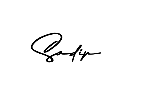 Design your own signature with our free online signature maker. With this signature software, you can create a handwritten (Asem Kandis PERSONAL USE) signature for name Sadip. Sadip signature style 9 images and pictures png