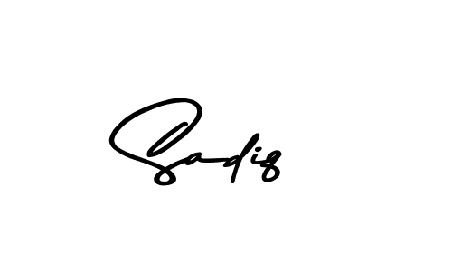 How to Draw Sadiq signature style? Asem Kandis PERSONAL USE is a latest design signature styles for name Sadiq. Sadiq signature style 9 images and pictures png
