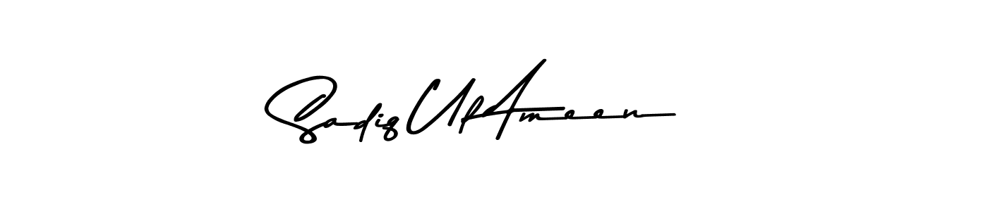 You can use this online signature creator to create a handwritten signature for the name Sadiq Ul Ameen. This is the best online autograph maker. Sadiq Ul Ameen signature style 9 images and pictures png