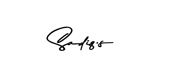 Sadiq.s stylish signature style. Best Handwritten Sign (Asem Kandis PERSONAL USE) for my name. Handwritten Signature Collection Ideas for my name Sadiq.s. Sadiq.s signature style 9 images and pictures png