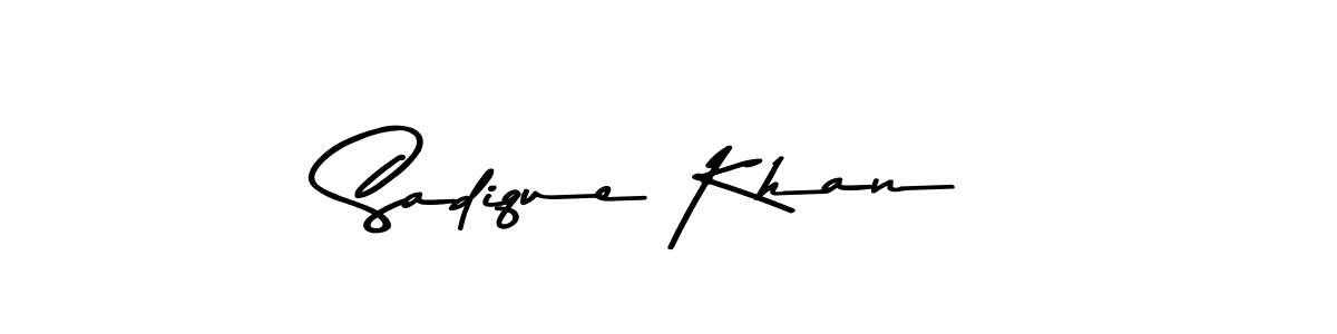 The best way (Asem Kandis PERSONAL USE) to make a short signature is to pick only two or three words in your name. The name Sadique Khan include a total of six letters. For converting this name. Sadique Khan signature style 9 images and pictures png