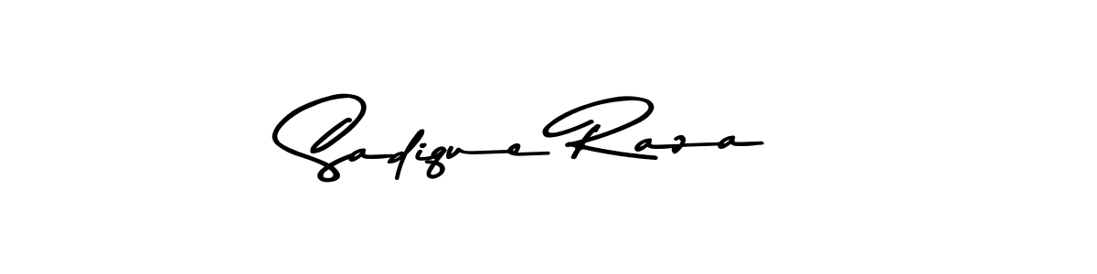 Sadique Raza stylish signature style. Best Handwritten Sign (Asem Kandis PERSONAL USE) for my name. Handwritten Signature Collection Ideas for my name Sadique Raza. Sadique Raza signature style 9 images and pictures png