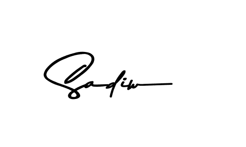 if you are searching for the best signature style for your name Sadiw. so please give up your signature search. here we have designed multiple signature styles  using Asem Kandis PERSONAL USE. Sadiw signature style 9 images and pictures png