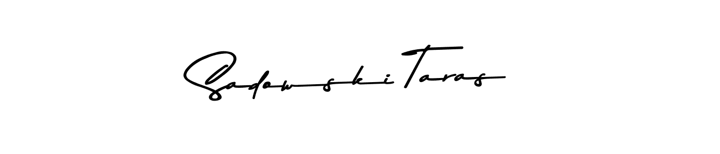 How to make Sadowski Taras signature? Asem Kandis PERSONAL USE is a professional autograph style. Create handwritten signature for Sadowski Taras name. Sadowski Taras signature style 9 images and pictures png