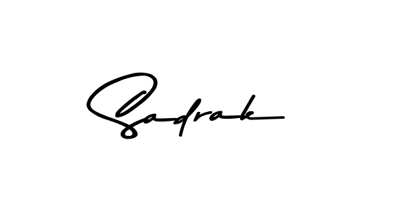 Sadrak stylish signature style. Best Handwritten Sign (Asem Kandis PERSONAL USE) for my name. Handwritten Signature Collection Ideas for my name Sadrak. Sadrak signature style 9 images and pictures png