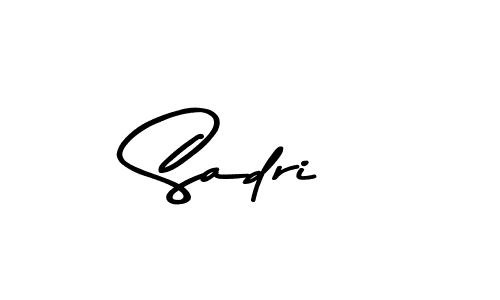 Make a beautiful signature design for name Sadri. With this signature (Asem Kandis PERSONAL USE) style, you can create a handwritten signature for free. Sadri signature style 9 images and pictures png