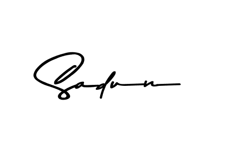 How to make Sadun signature? Asem Kandis PERSONAL USE is a professional autograph style. Create handwritten signature for Sadun name. Sadun signature style 9 images and pictures png