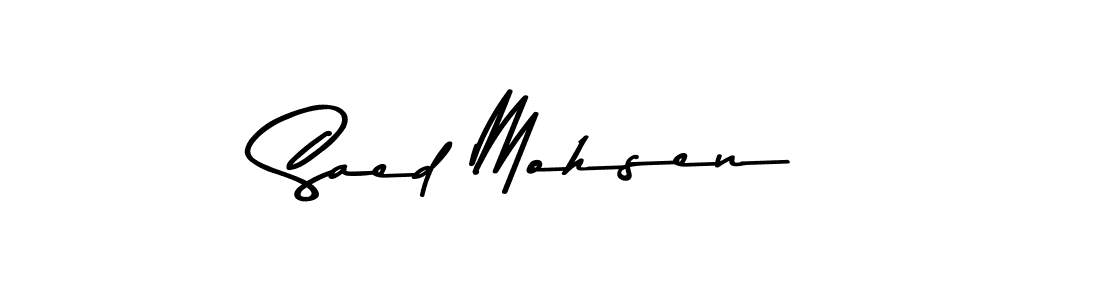 How to make Saed Mohsen signature? Asem Kandis PERSONAL USE is a professional autograph style. Create handwritten signature for Saed Mohsen name. Saed Mohsen signature style 9 images and pictures png