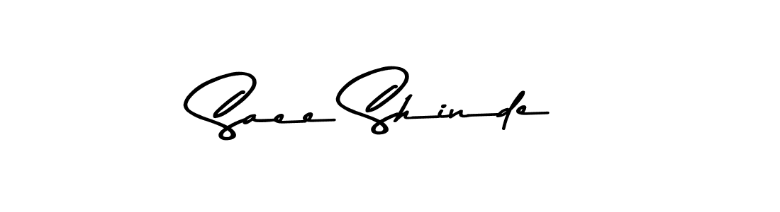 The best way (Asem Kandis PERSONAL USE) to make a short signature is to pick only two or three words in your name. The name Saee Shinde include a total of six letters. For converting this name. Saee Shinde signature style 9 images and pictures png