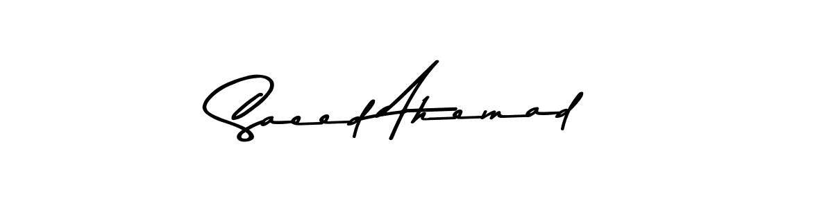 Similarly Asem Kandis PERSONAL USE is the best handwritten signature design. Signature creator online .You can use it as an online autograph creator for name Saeed Ahemad. Saeed Ahemad signature style 9 images and pictures png